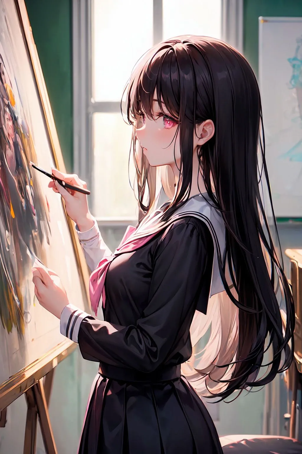 ヌード黒髪清楚JK（800枚） 画像1