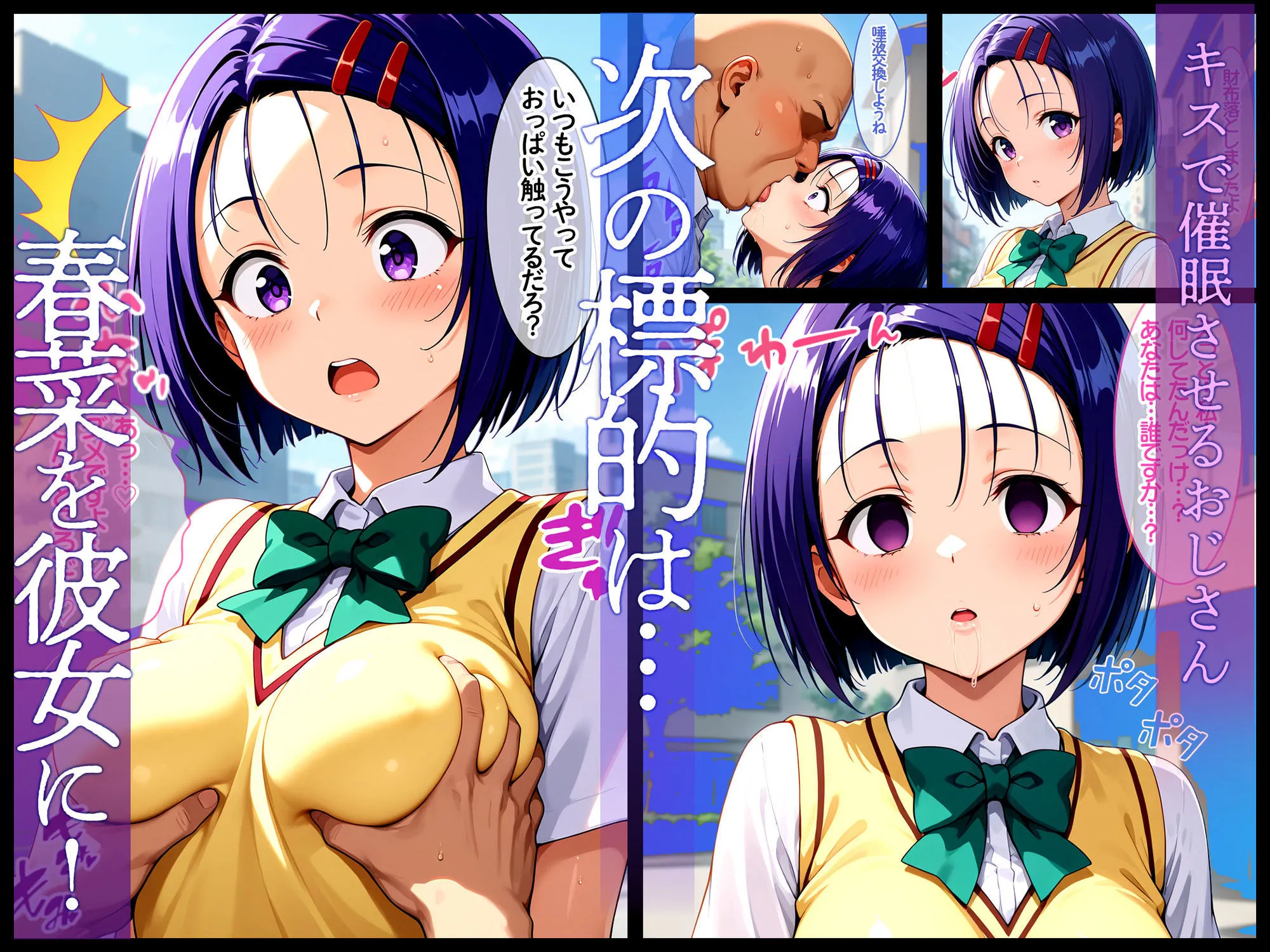 わたしの彼氏がエロ過ぎて…キスで催● 彼女をビッチ調教 〜前編〜 画像1