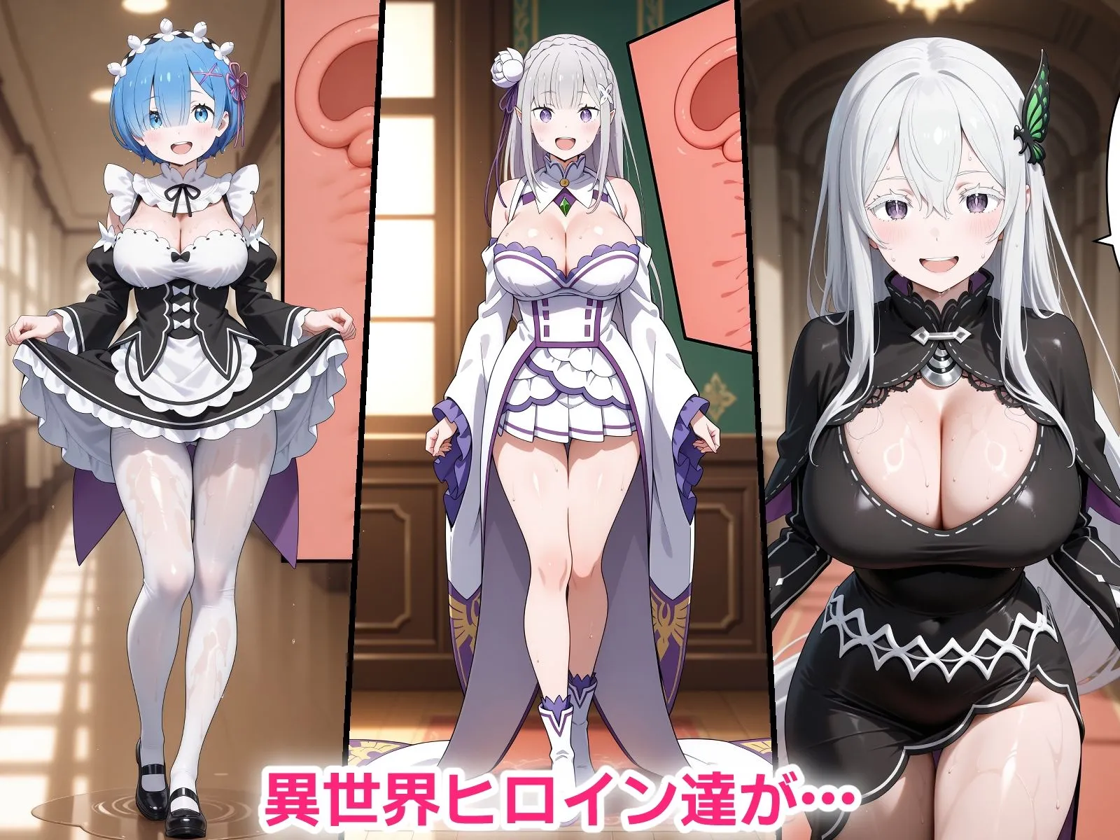 催●おじさんに寝取られる異世界ヒロインの三人〜全員メス堕ち・孕ませ〜 画像1