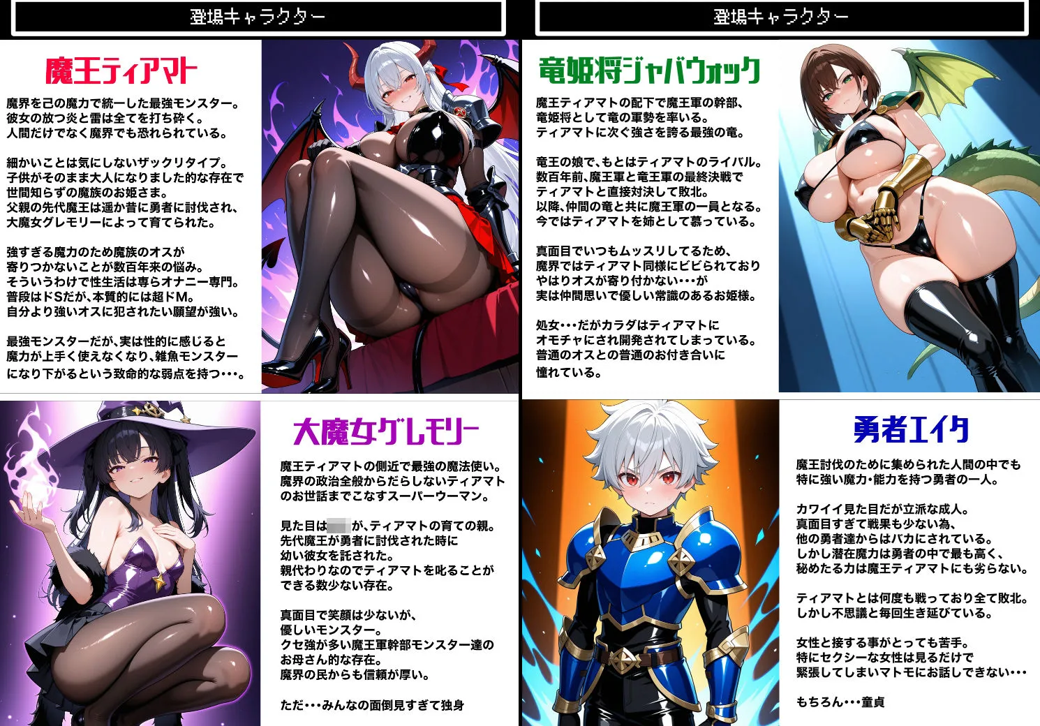 魔王がムチムチエロボディだったので仲間モンスターに堕ちるまで中出しピストンで種付けしまくった話 -Vol.3- 画像1