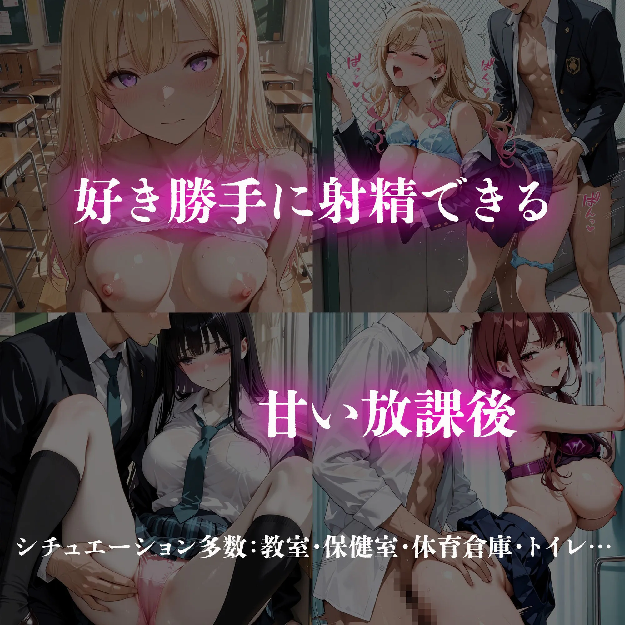 ギャルJK達を欲望のままに 射精し放題の濃厚女学園 画像2
