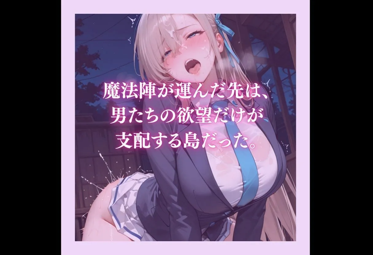 魔法陣の罠 〜男だらけの無人島で制服JKが犯●れ堕ちる監禁性活〜 vol.2 画像10