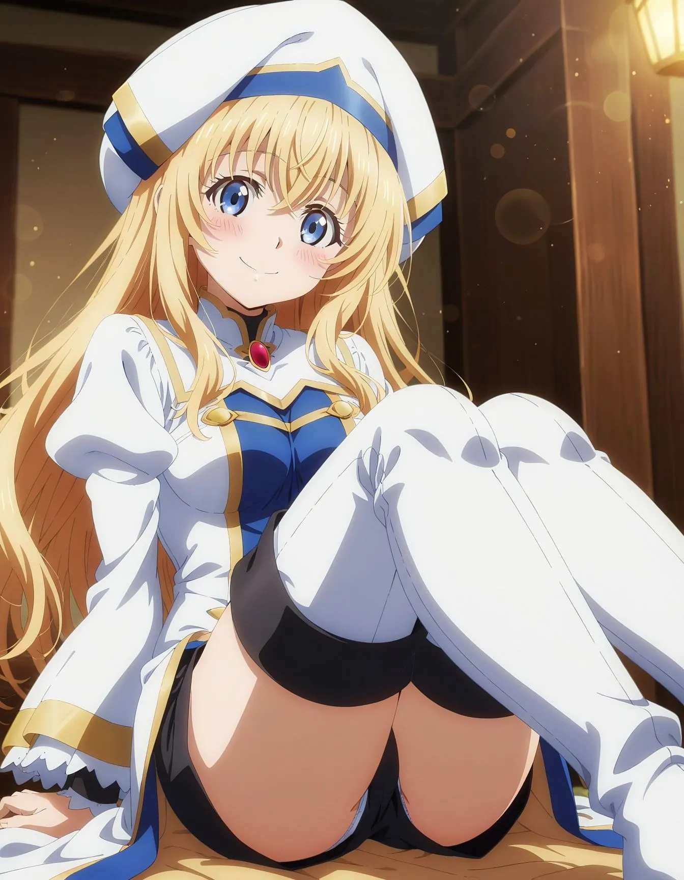 女神官と、いっぱいエッチなじかん 画像1