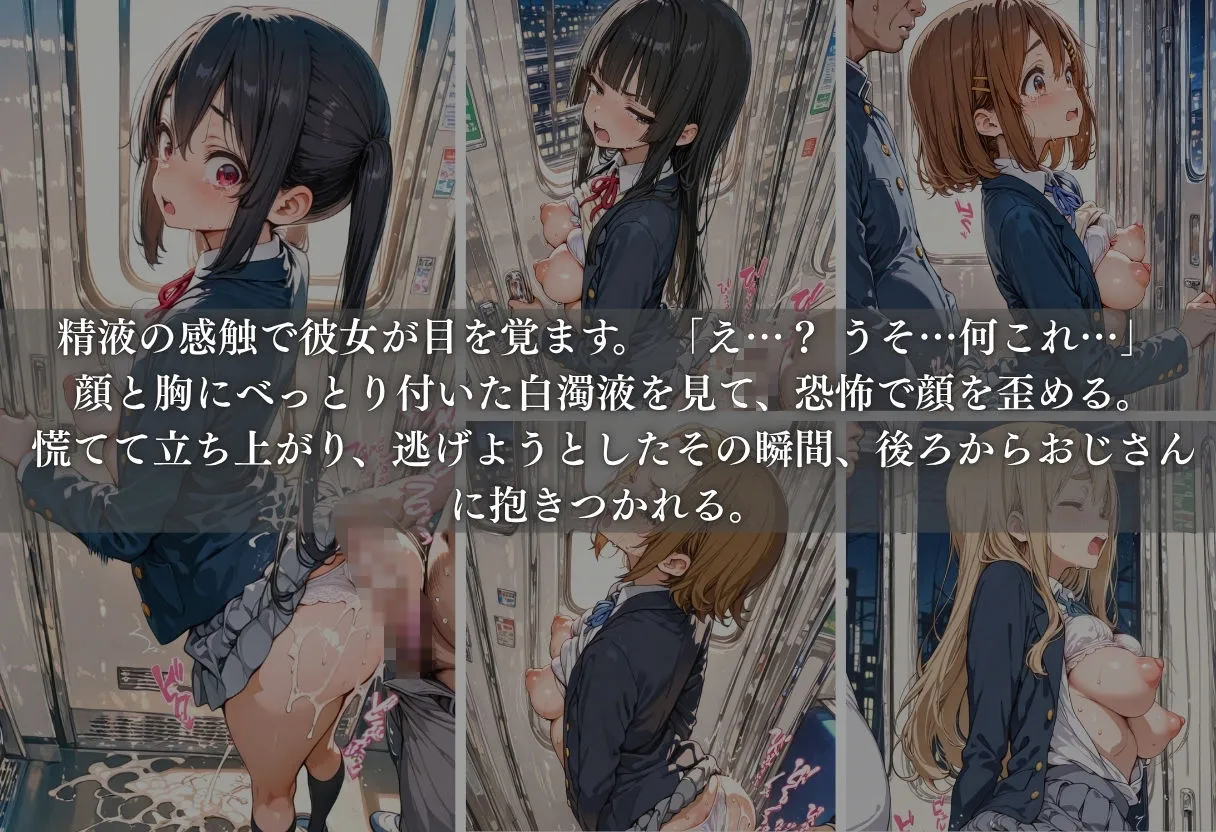 痴●列車ボテ腹END 〜キモおじリーマンに孕ませられる現役女子校生〜 Vol.4 画像5