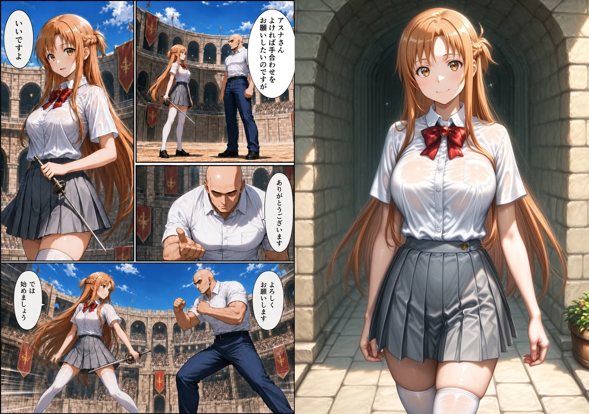 敗北して監禁されたア〇ナ 画像1